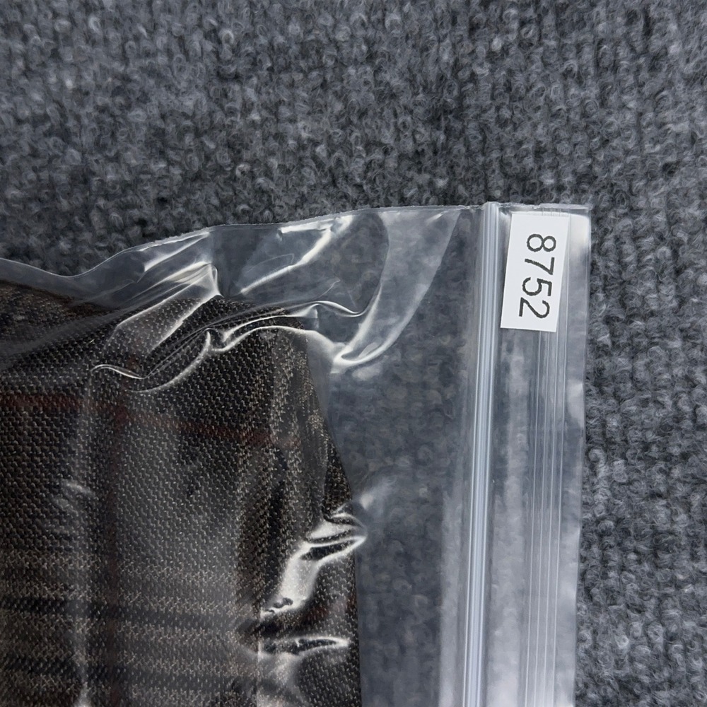 Lauren Ralph Lauren Dress Pants Men 38x30 Brown Glen Plaid Wool Blend HEMMED 26" - Picture 9 of 9